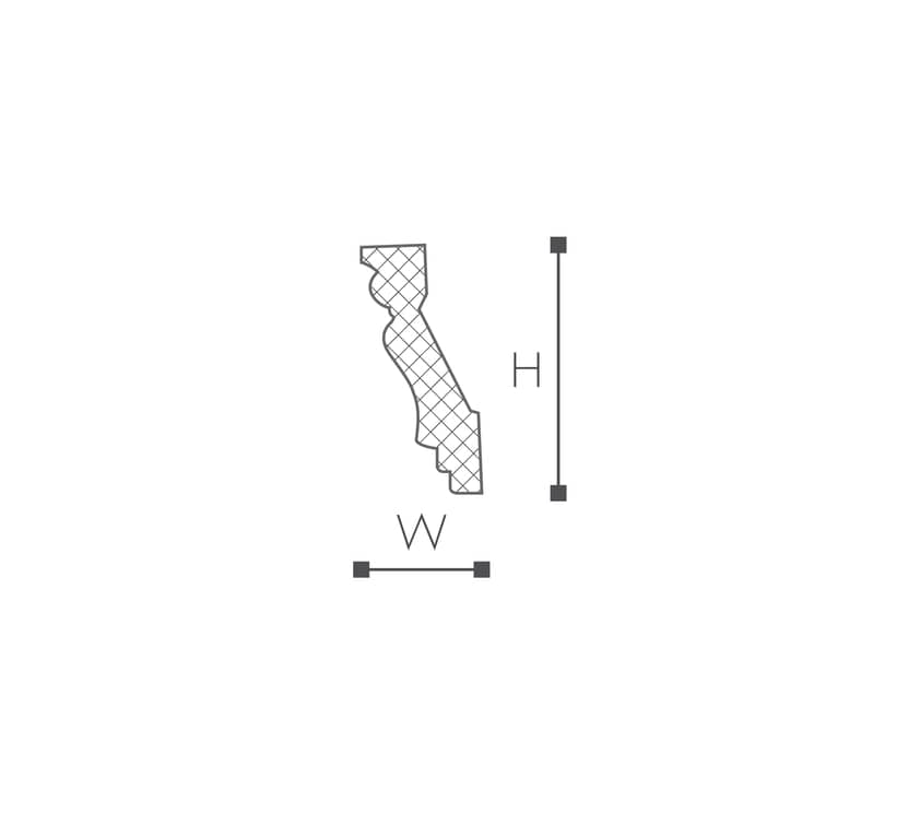 Stukkatur taklist Arstyl Z8 fra Deco Systems