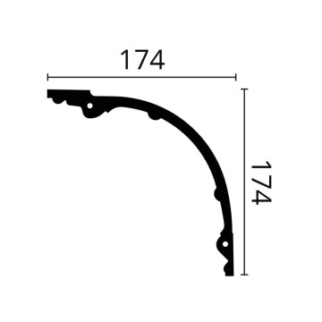 Taklist Z42 teknisk bilde fra Deco Systems
