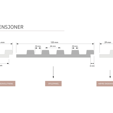 Spilepanel L0102 fra Deco Systems