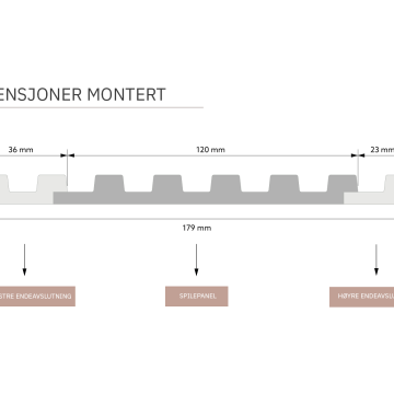 Spilepanel L0104 fra Deco Systems