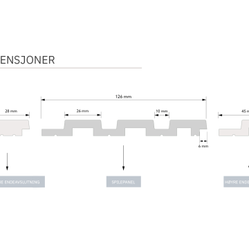 Spilepanel L0205 fra Deco Systems