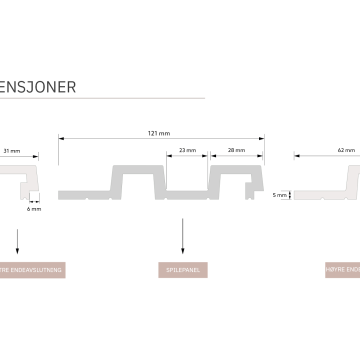 Spilepanel L0304 fra Deco Systems