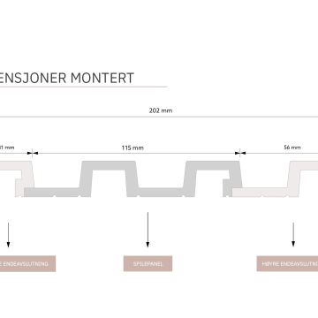 Spilepanel L0304 fra Deco Systems