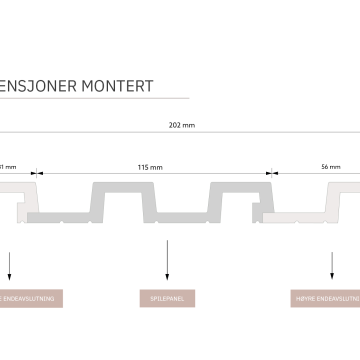 Spilepanel L0305 fra Deco Systems