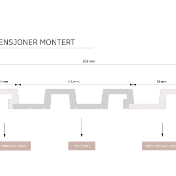 Spilepanel L0306 fra Deco Systems