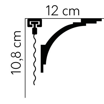 Lyslist MD105 fra Deco Systems