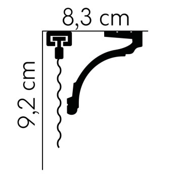 Lyslist MD161 fra Deco Systems
