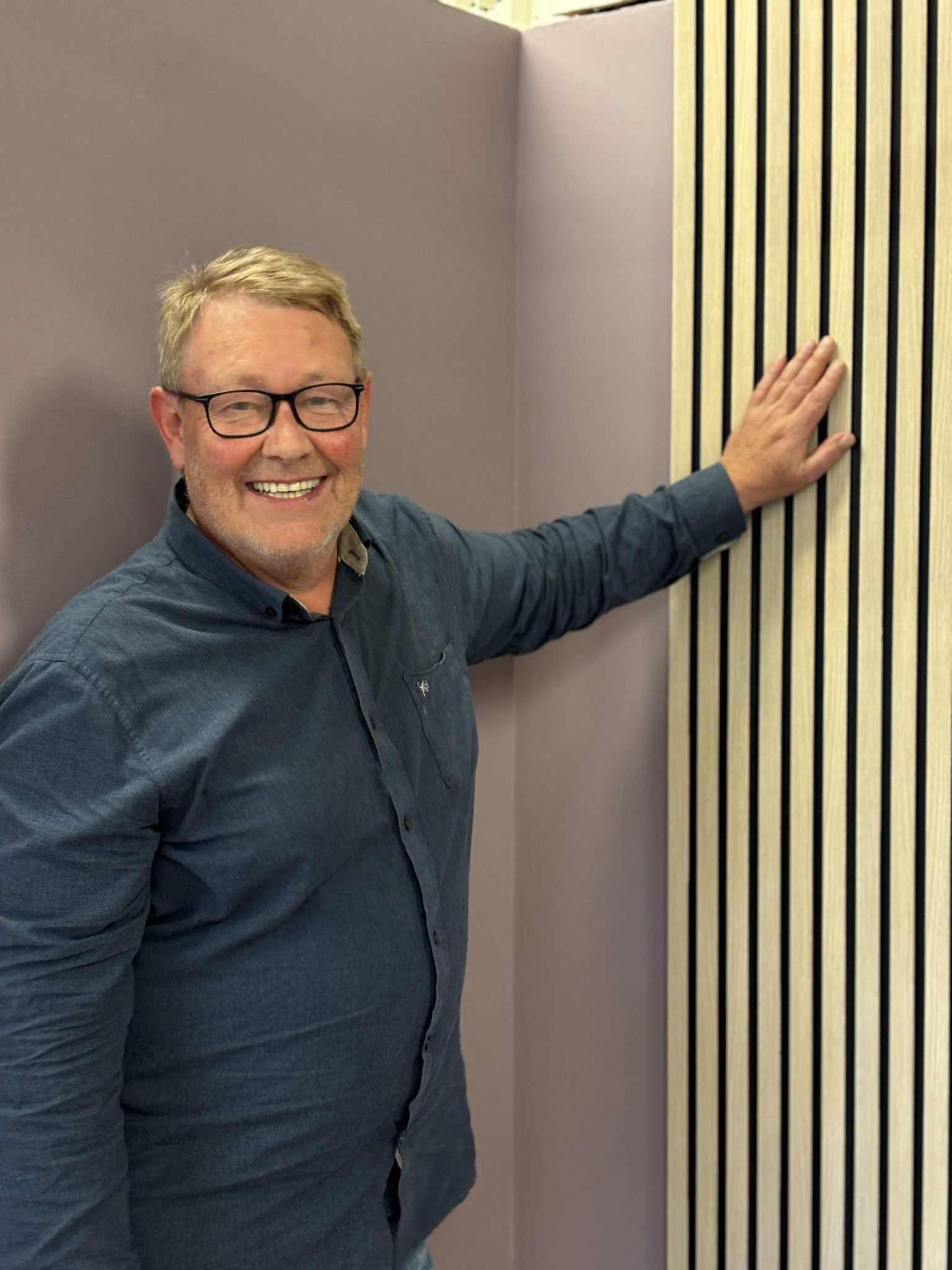 Morten sluttresultat spilevegg montering