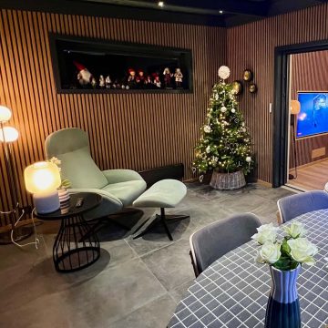 Deco Spilepanel i stue/ vinterhage