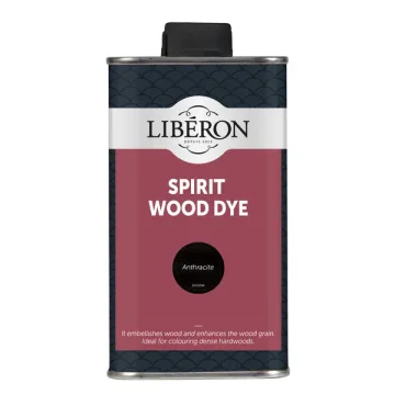 Liberon Spirit Wood Dye - Anthracite